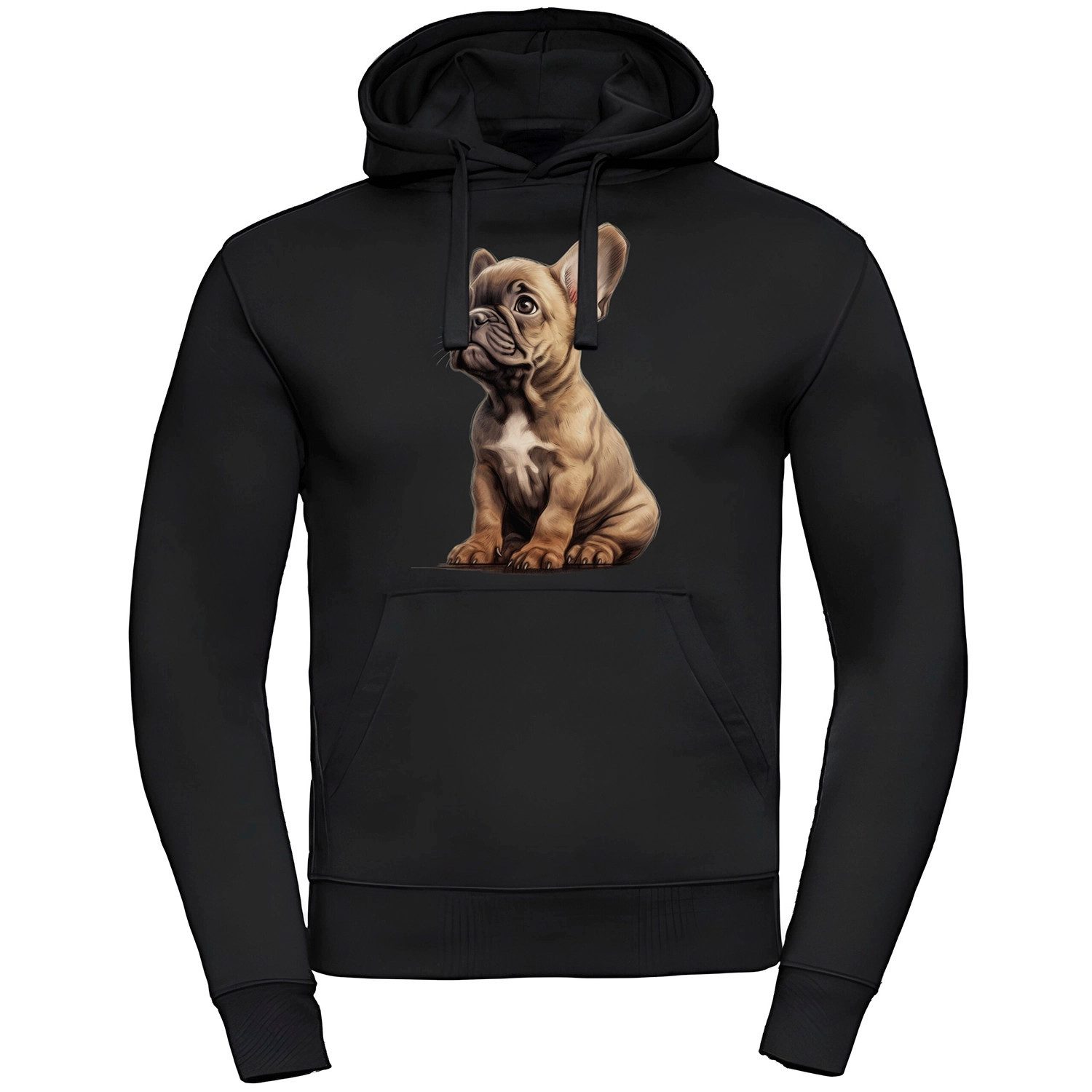 Bullyfriend Hoodie Bullyfriend Hoodie, Französische Bulldogge Kapuzenpullover, Frontprint Mit Kapuze, Frontprint
