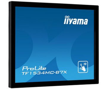 Iiyama 38.0cm (15) TF1534MC-B7X 4:3 M-Touch HDMI+DP TFT-Monitor (1024 x 768 px, XGA, 8 ms Reaktionszeit, TN, Touchscreen)