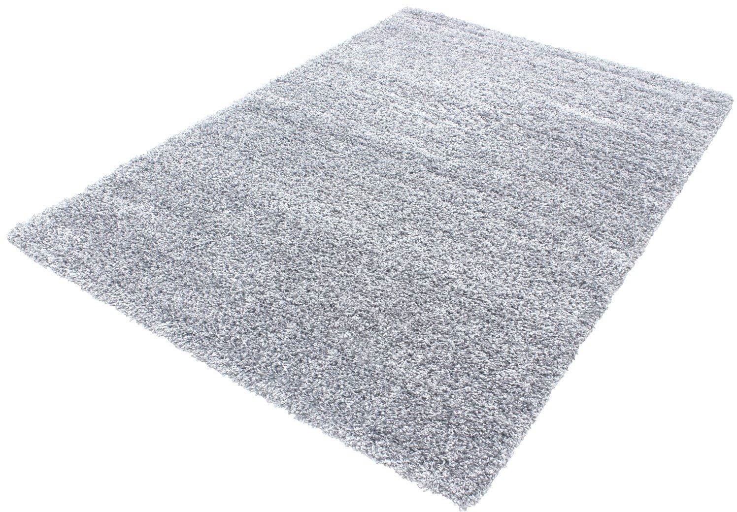 Ayyildiz Teppiche Hochflor-Teppich Life Shaggy 1500, rechteckig, Höhe: 30 mm, Langflor, uni, große Farbauswahl, robust, auch als Läufer und in rund