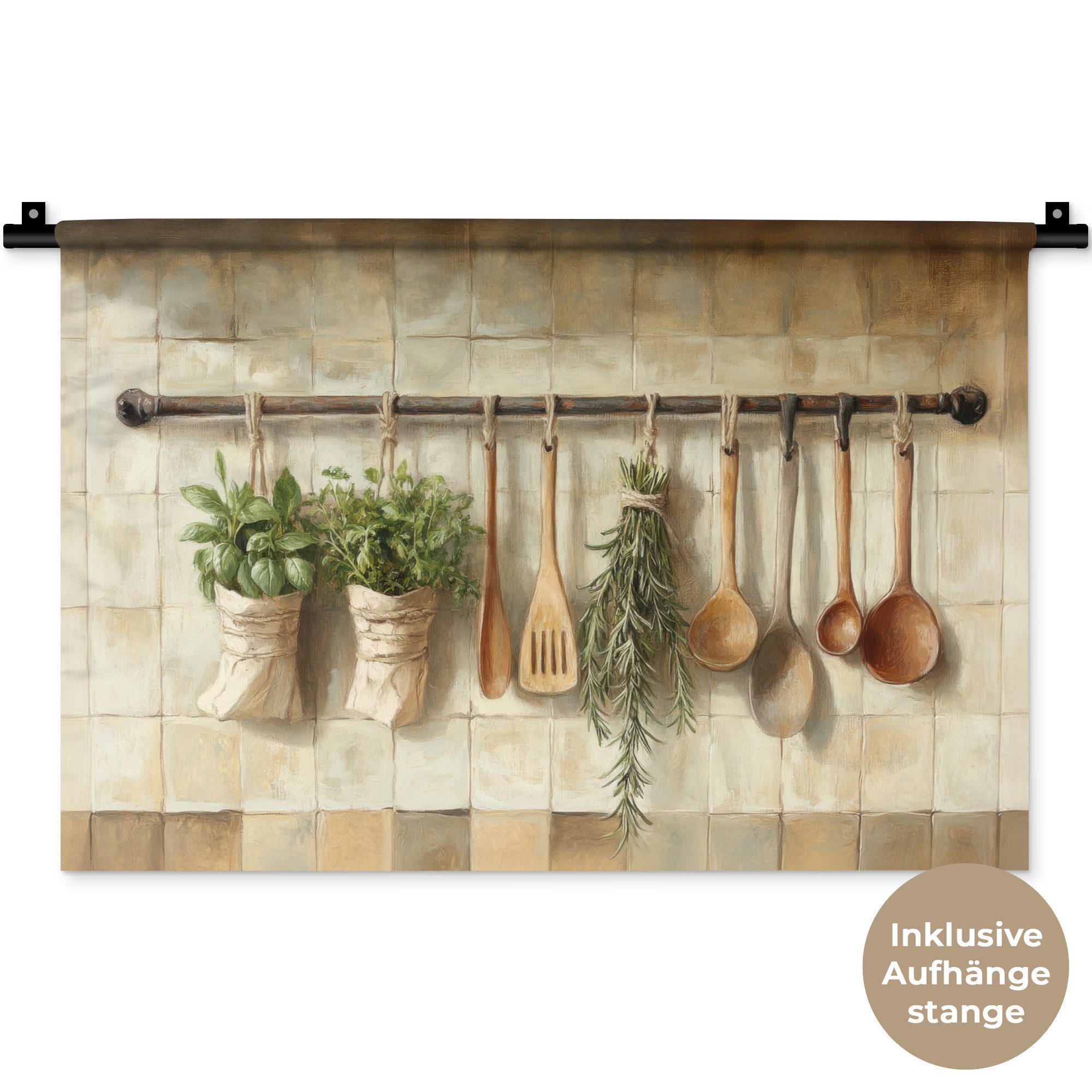 Hölzerne Küchengeräte - Stilleben