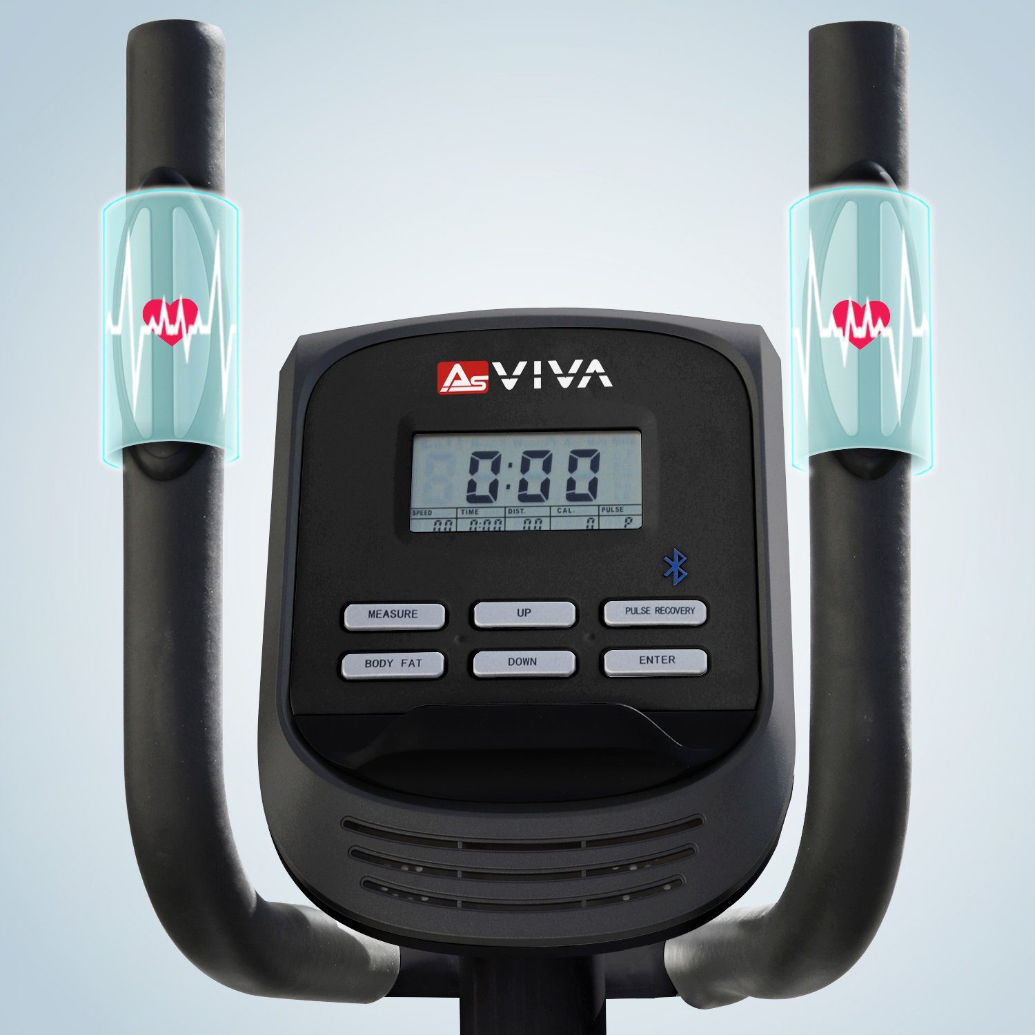 AsVIVA Crosstrainer & Heimtrainer Cardio Bluetooth 2 C16 in rot AsVIVA 1