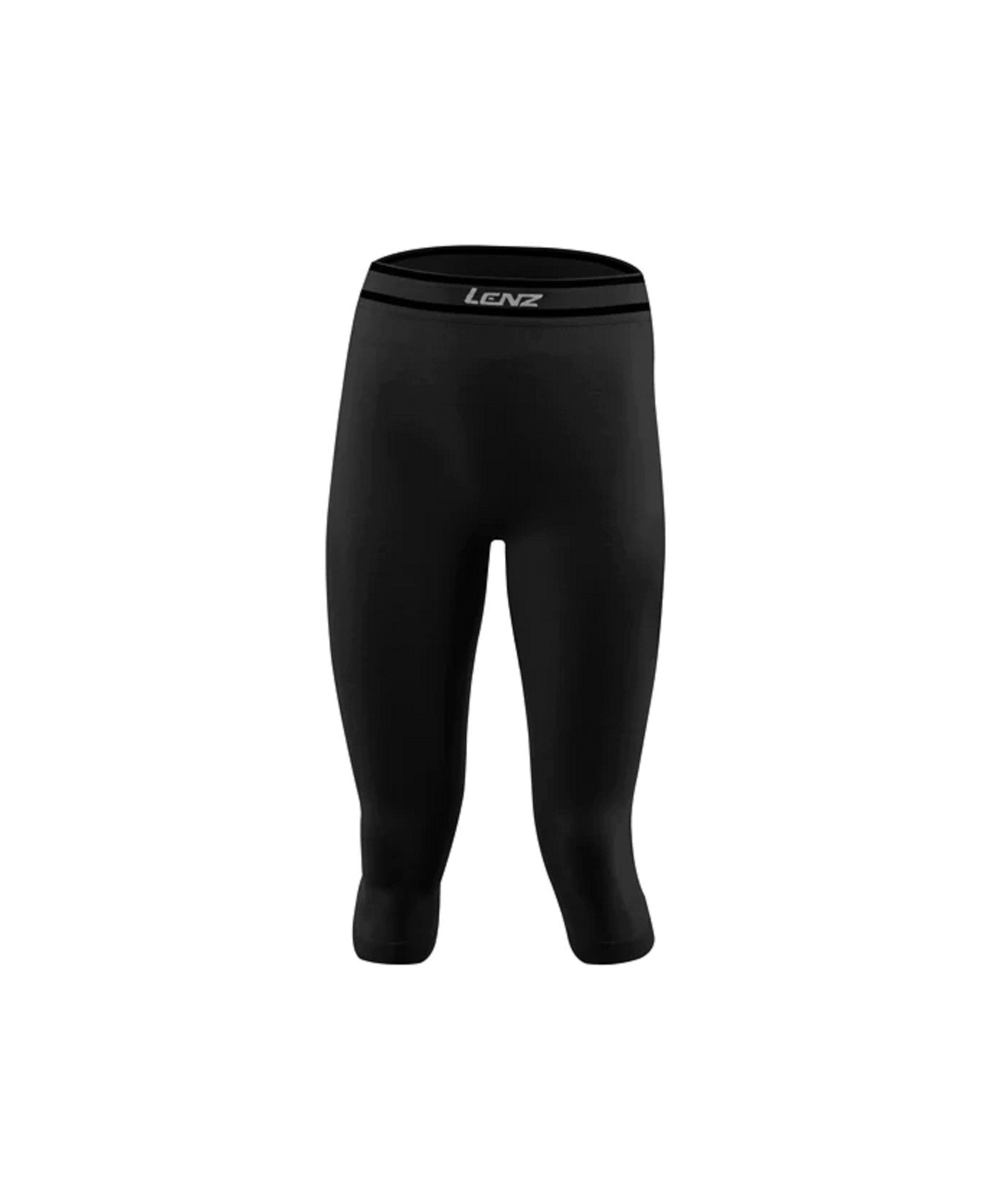 3/4-Hose Funktionsunterwäsche 3/4 Hose Merino 6.0 schwarz Damen