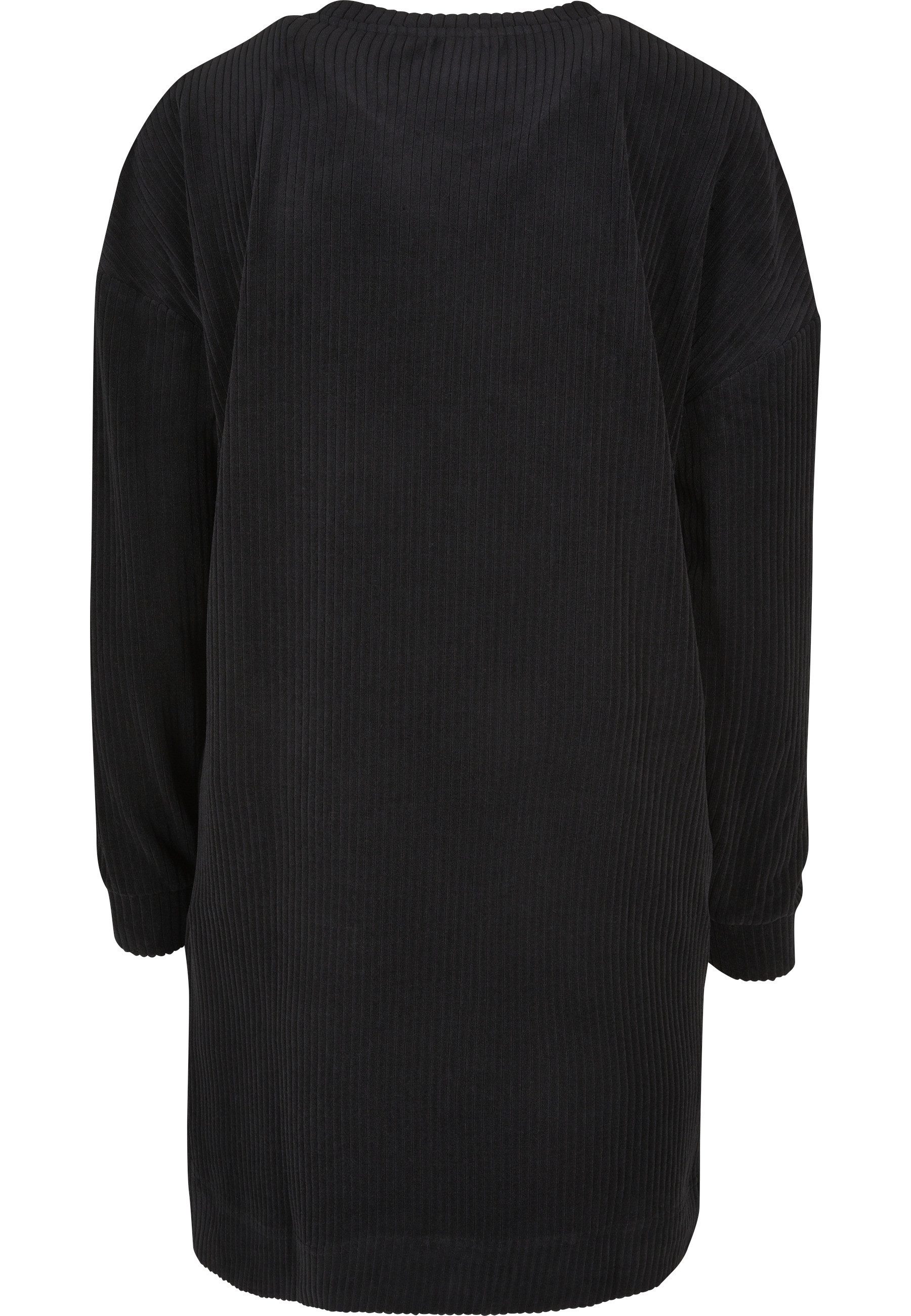 URBAN CLASSICS Shirtkleid Urban Classics Damen Ladies Velvet Rib Crew Dress günstig online kaufen