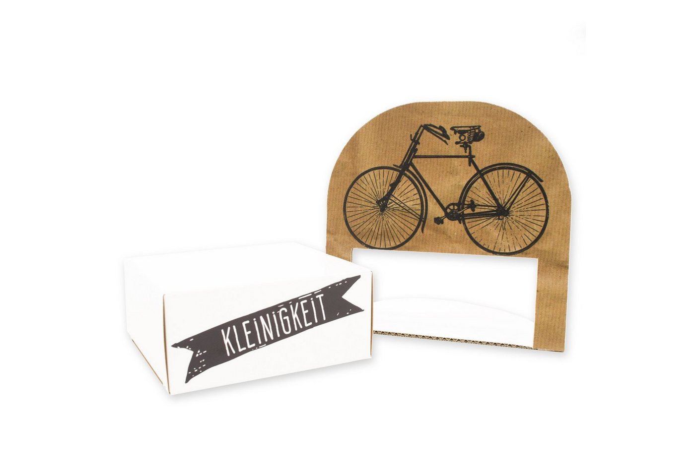 Thumbnail - itenga Geschenkbox itenga Geldgeschenkverpackung Fahrrad Vintage mit Stickerbogen