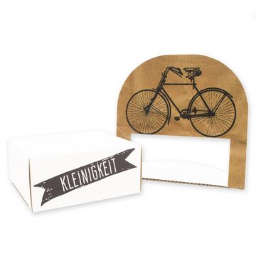 itenga Geschenkbox itenga Geldgeschenkverpackung Fahrrad Vintage mit Stickerbogen