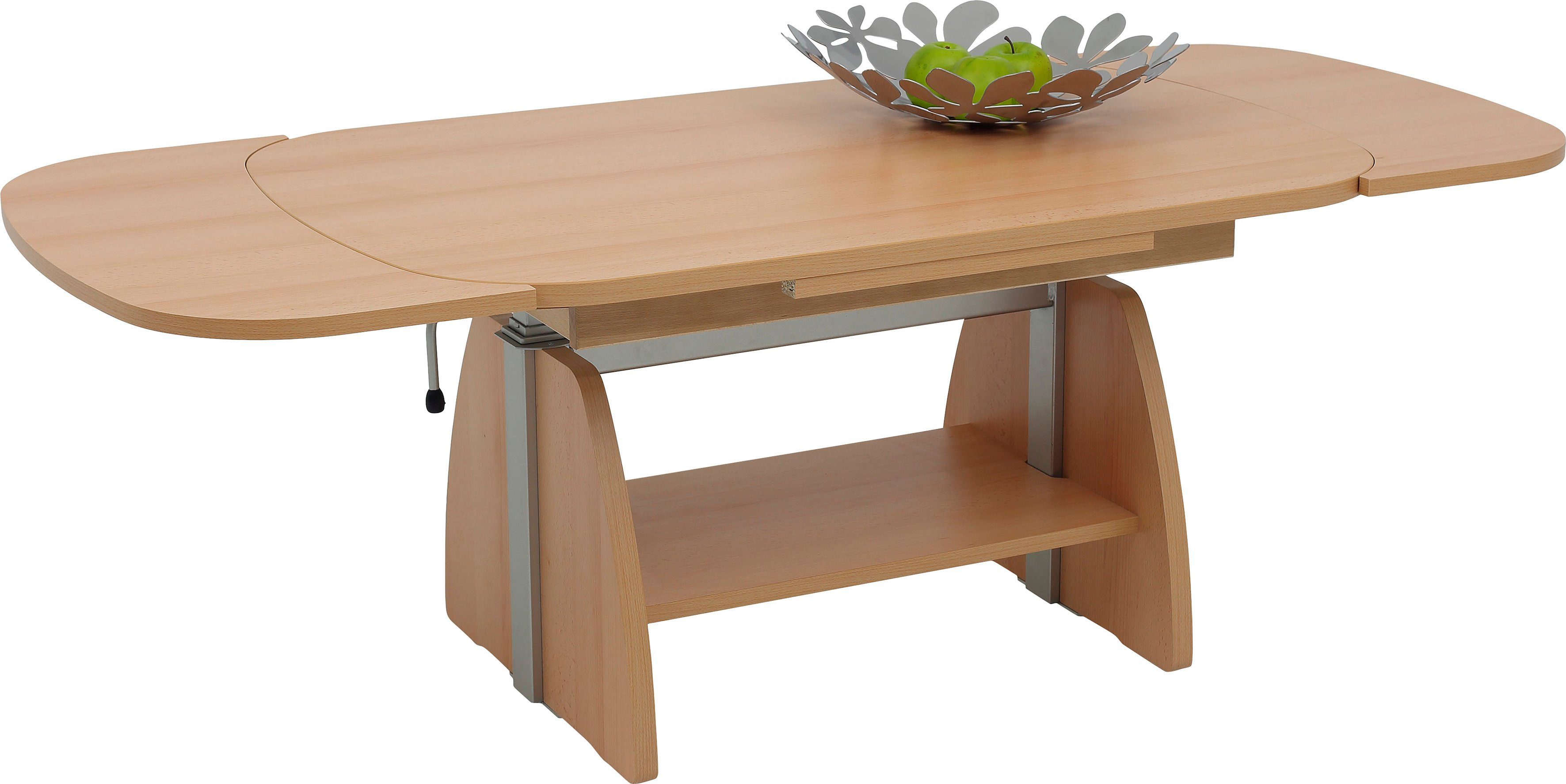 HELA Couchtisch Fabian, mit Funktion, ausziehbar und höhenverstellbar günstig online kaufen