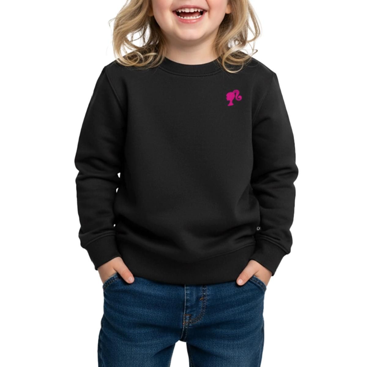 Sweatshirt Barbie Silhoutte Stick Kinder Premium Pullover