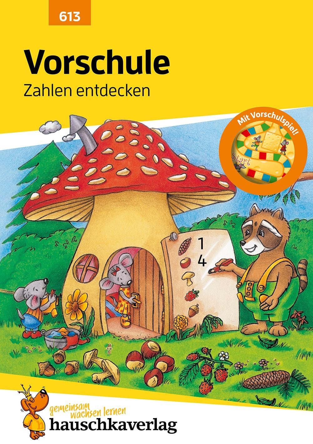 Vorschule Übungsheft ab 5 Jahre für Junge und Mädchen - Zahlen entdeck / Ulrike Maier, Heike Hünemann-Rottstegge, Buntes Rätselbuch - Förderung mit Freude