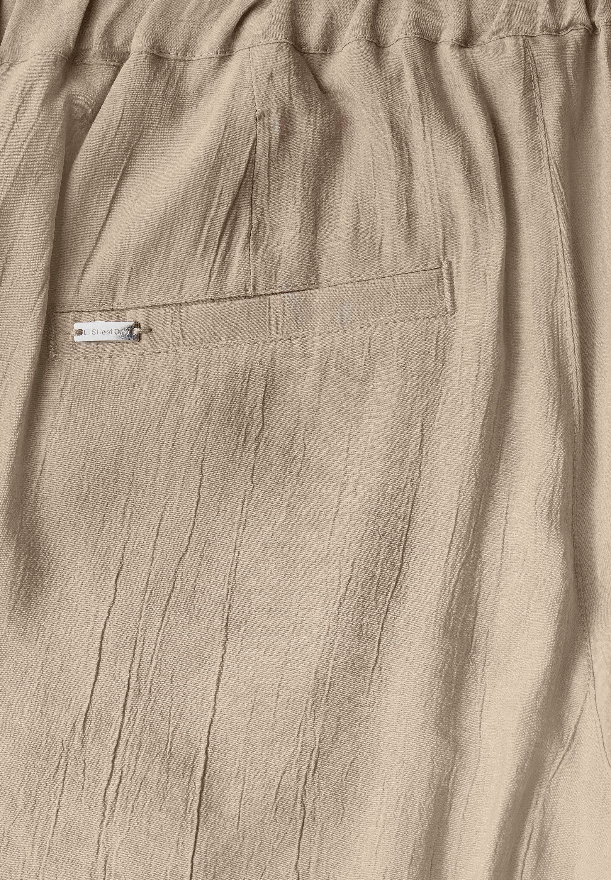 STREET ONE Röhrenhose mit Elastikbund