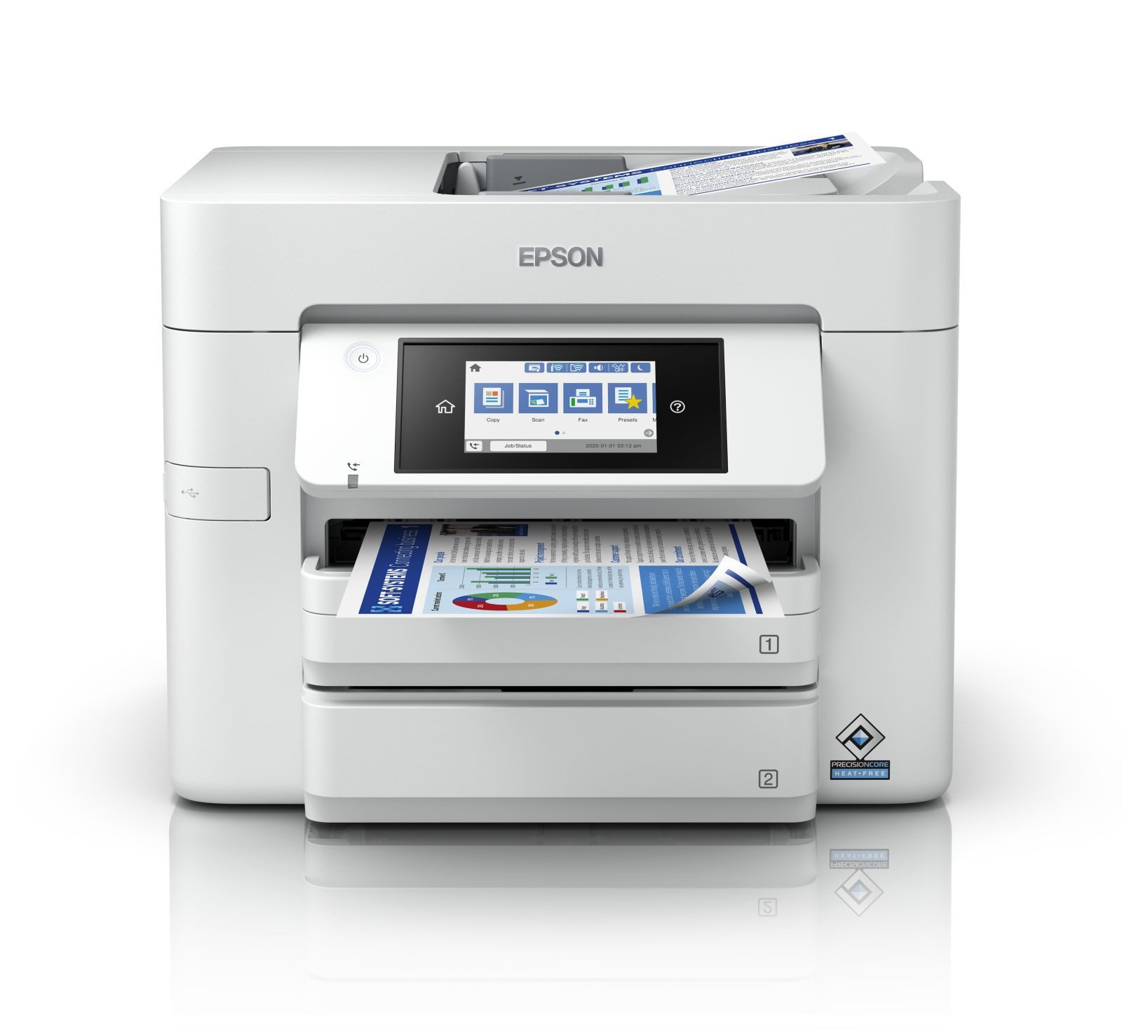 Epson WorkForce Pro WF-C4810DTWF DIN A4, 4in1, 4 Farben, WiFi, ADF Multifunktionsdrucker