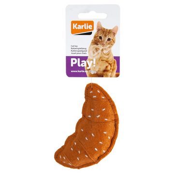 Karlie Tierkuscheltier Katzenspielzeug Textil Croissant braun
