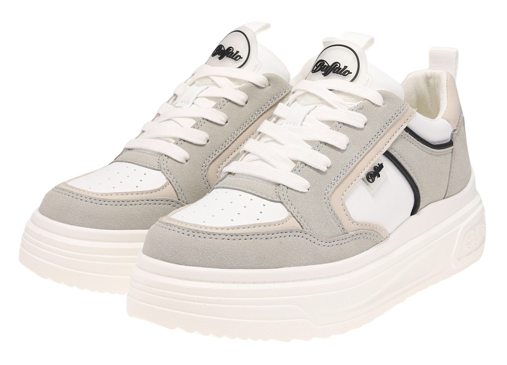 Buffalo VECTRA LOW White Grey Sneaker Vegan Damen Sneaker