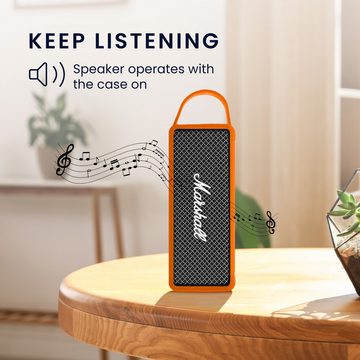 kwmobile Lautsprecher-Hülle Silikon Hülle für Marshall EMBERTON, Schutzhülle für Mini Speaker