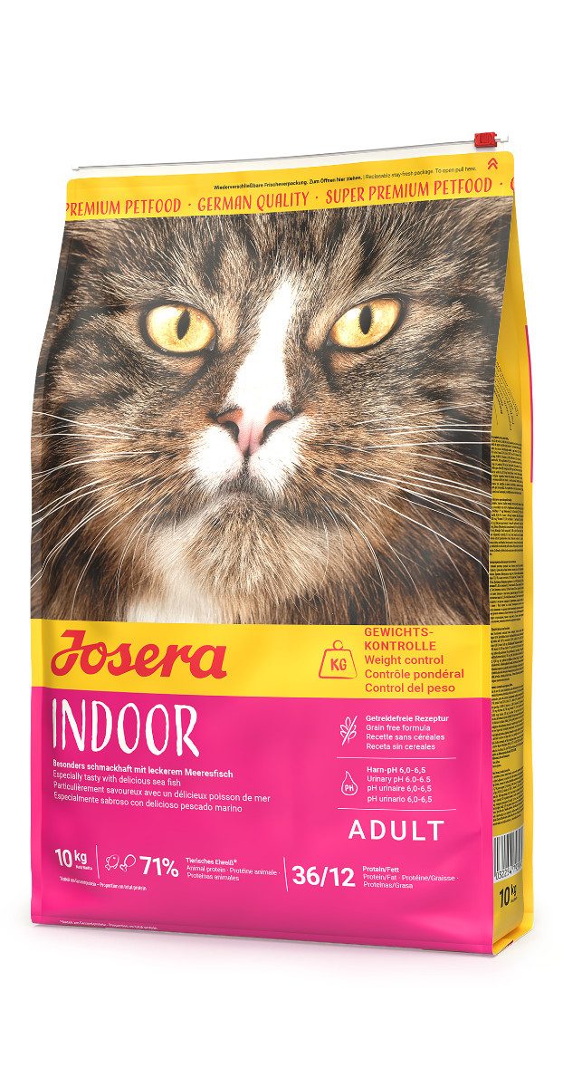 Josera Josera Indoor Cat 10 kg Trockenfutter für Katzen, Trockenfutter für: Katze von Josera