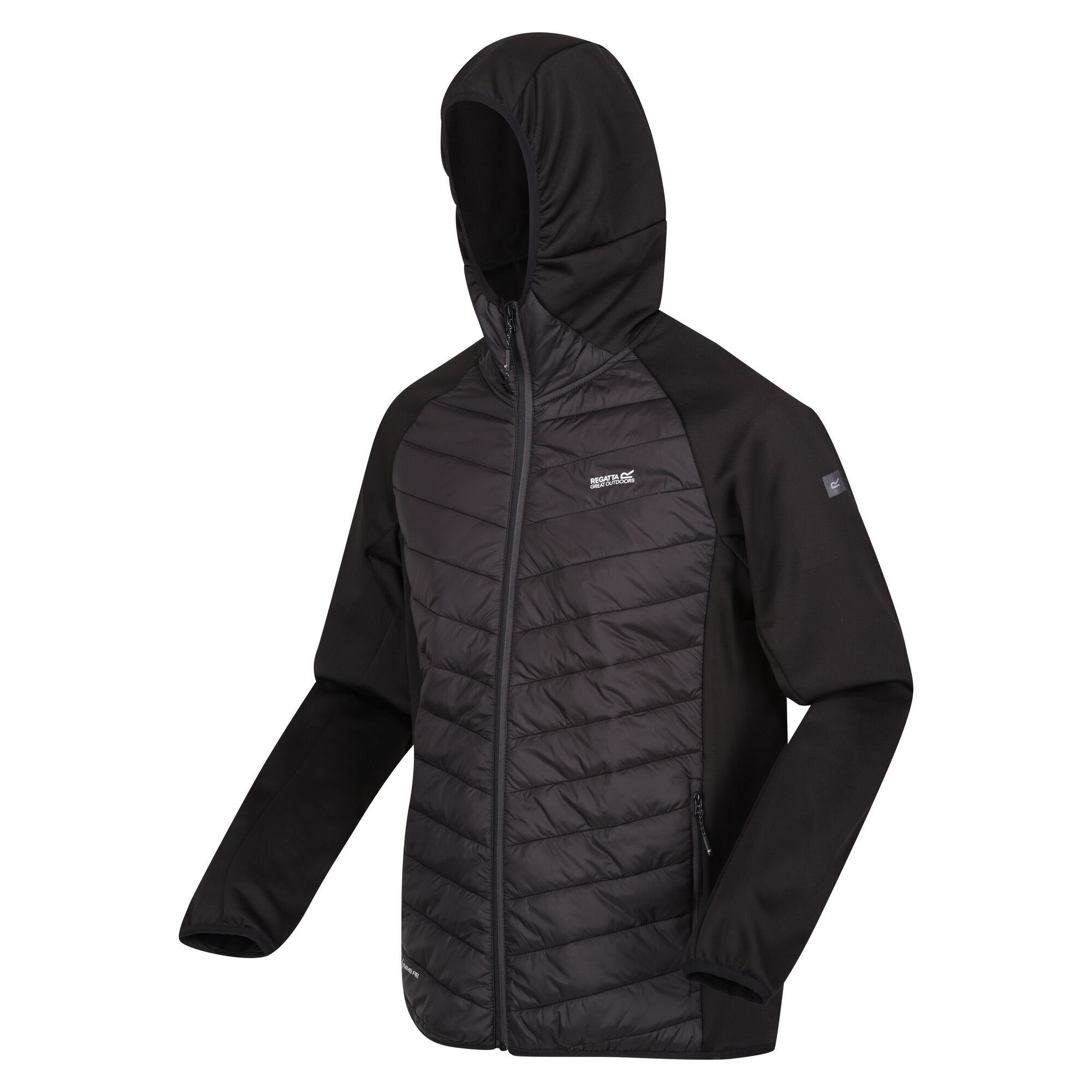 Regatta Outdoorjacke Andreson Black für Herren, Hybrid VIII wasserabweisend