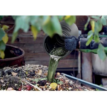 Kreher Komposter zur Herstellung von Dünger in Schwarz 25 Liter, 25 l
