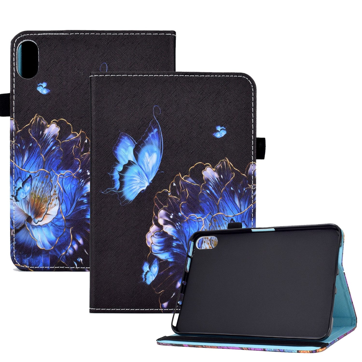 Wigento Tablet-Hülle Für Apple iPad 11. Gen A16 2025 / 10.9 2022 Kunstleder Tasche Motiv 34