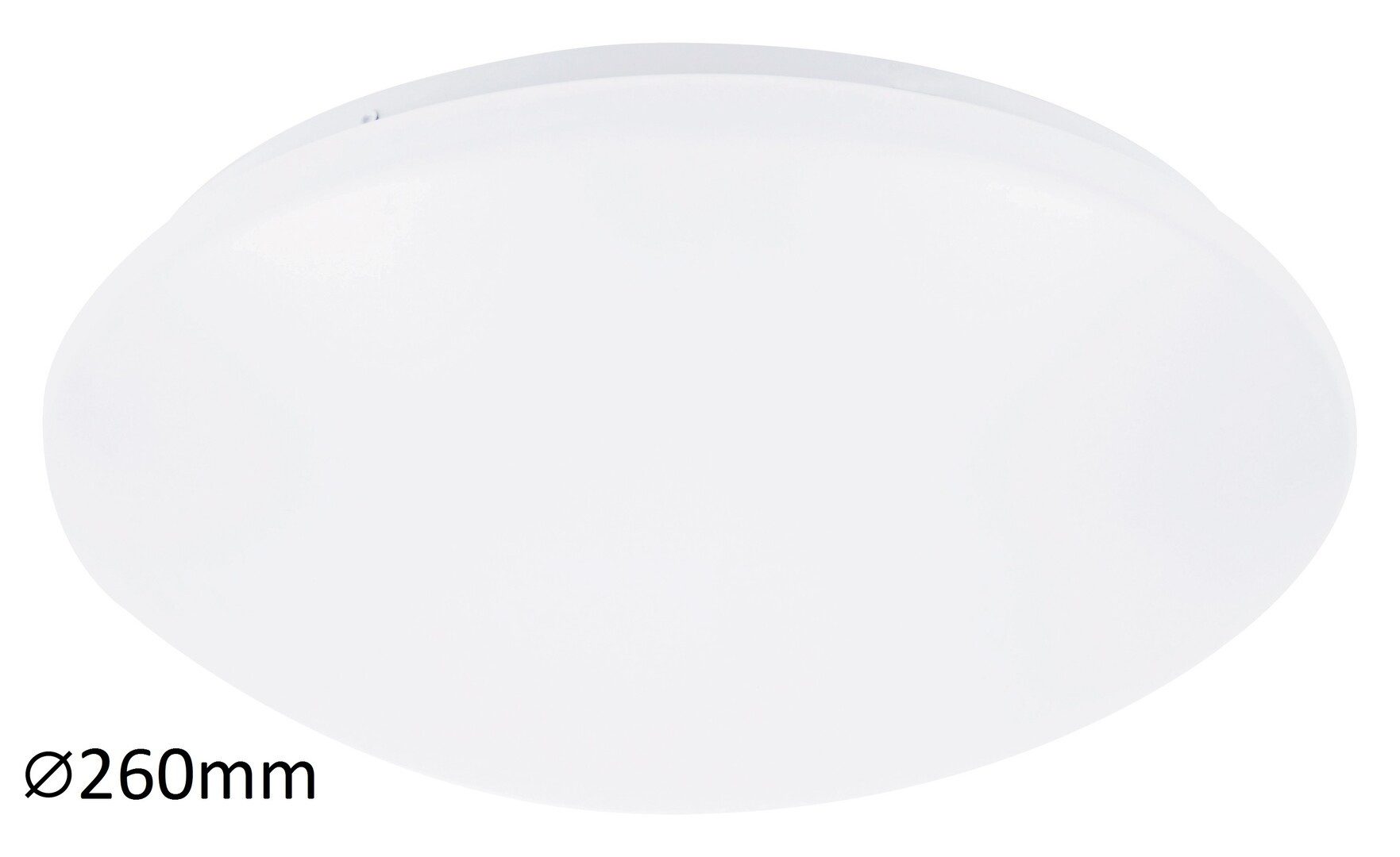 Rabalux LED Deckenleuchte "Lucas" Metall, weiß, rund, 12W, neutralweiß, 900lm, 4000K, ø260mm, neutralweiß