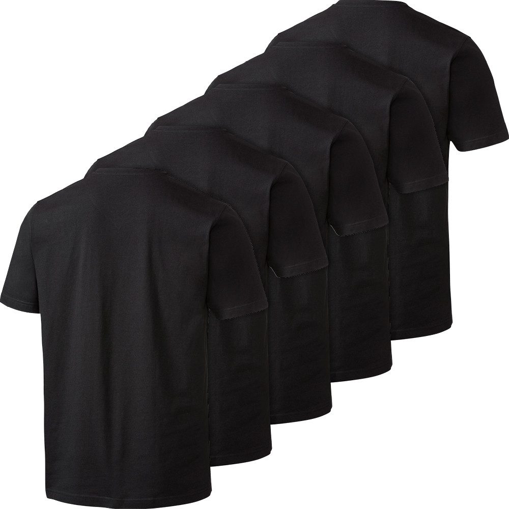 Otto Kern T-Shirt (5er-Pack) Kurzarmshirt aus hochwertiger, reiner Baumwoll günstig online kaufen
