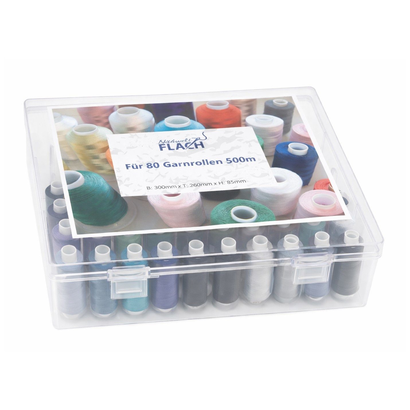 Gütermann - Toldi Gütermann Acryl-Garnbox gefüllt mit 40 Farben / 500 m Stickgarn, (40-St)