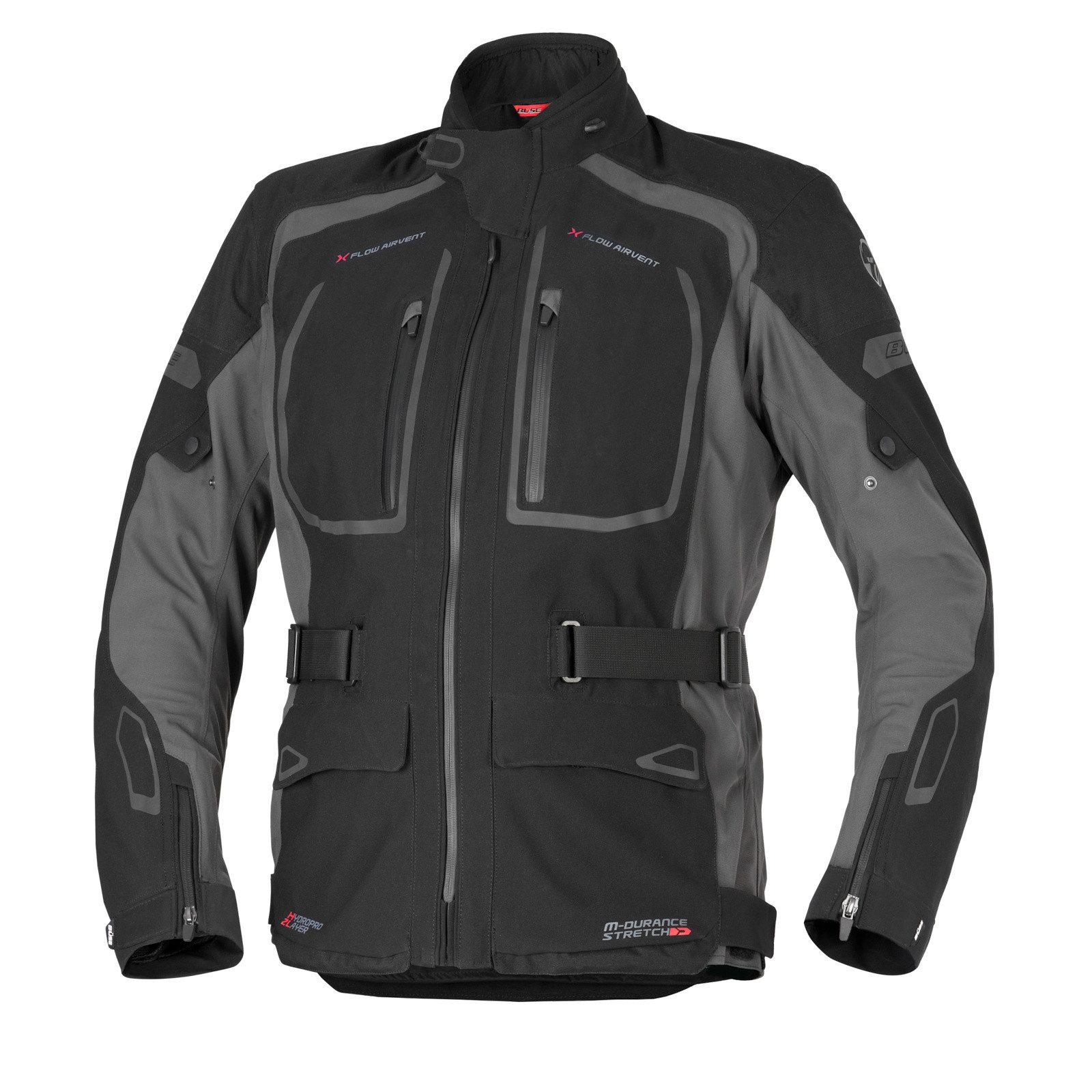 Büse Motorradjacke Büse Riva Lite Textiljacke Schwarz / Anthrazit 52 Sommerleicht