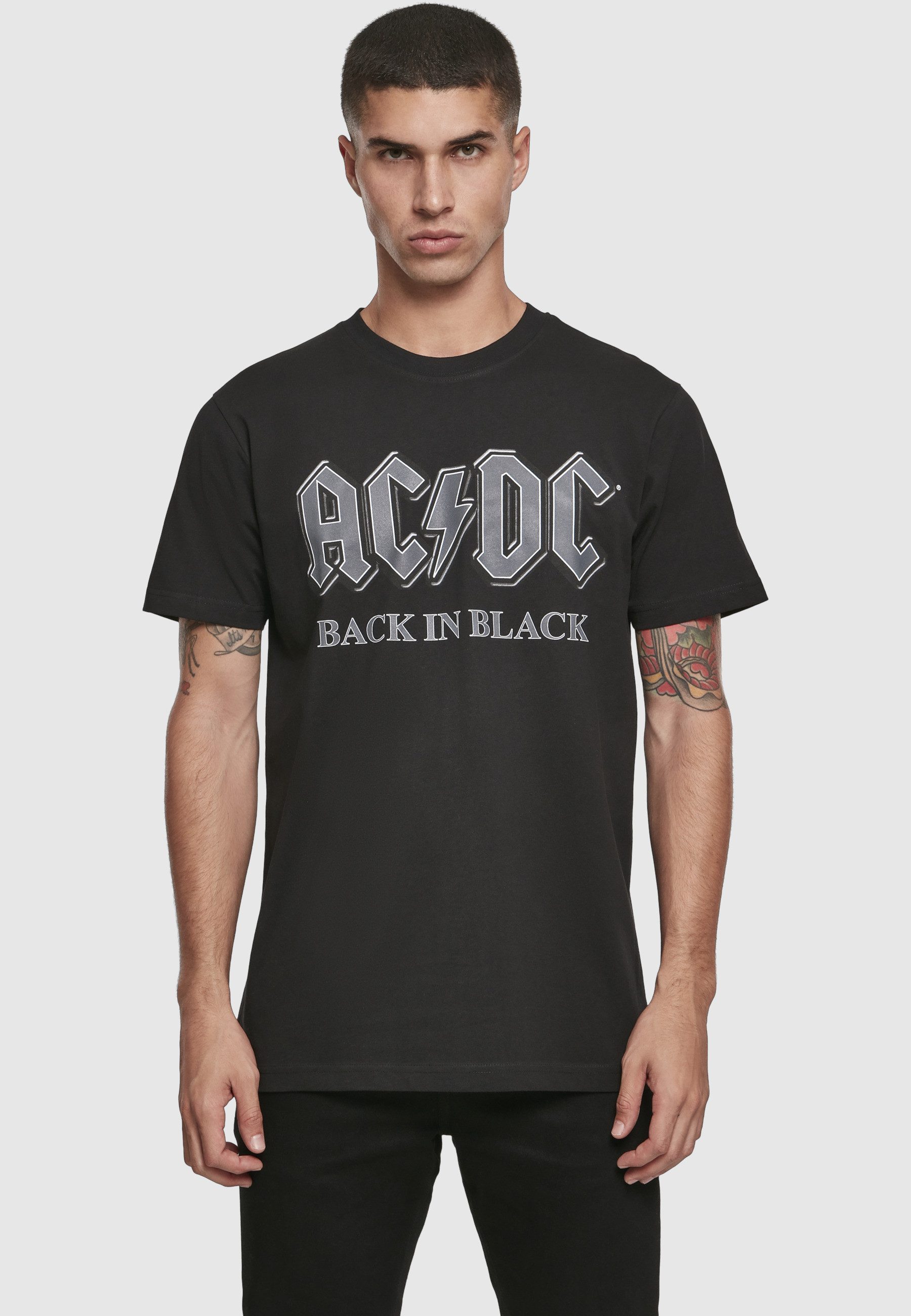 T-Shirt Merchcode Herren ACDC Back In Black Tee