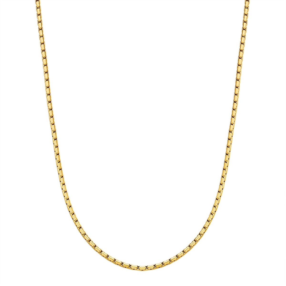 Edelstahlkette gelbgold