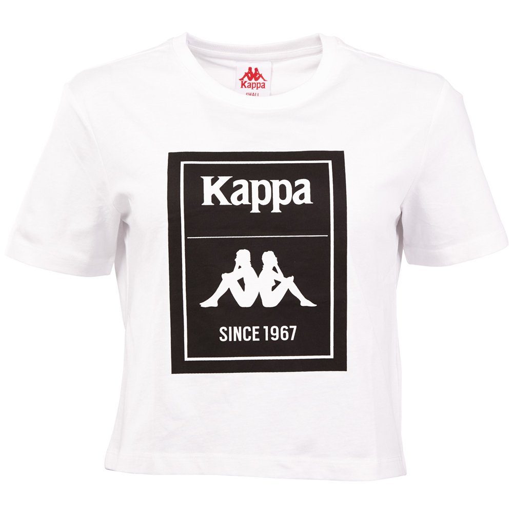 Kappa Print-Shirt in bright urbanem Look white