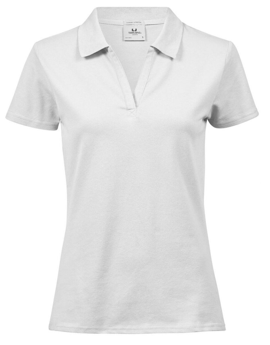 Tee Jays Poloshirt Damen Polo Womens Luxury Stretch V-Neck Polo