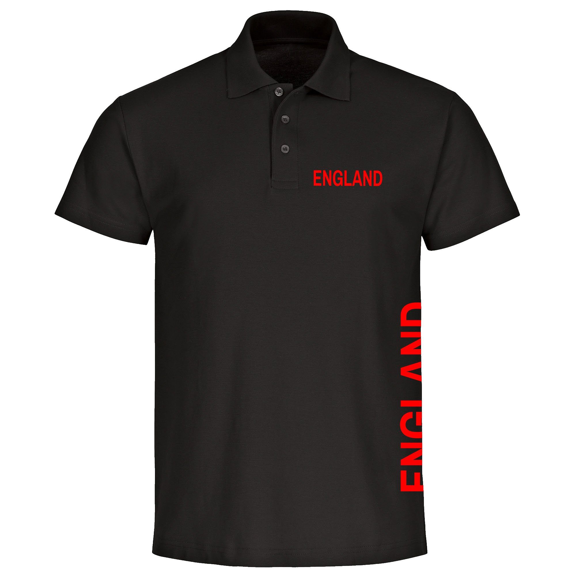multifanshop Poloshirt England - Brust & Seite - Polo
