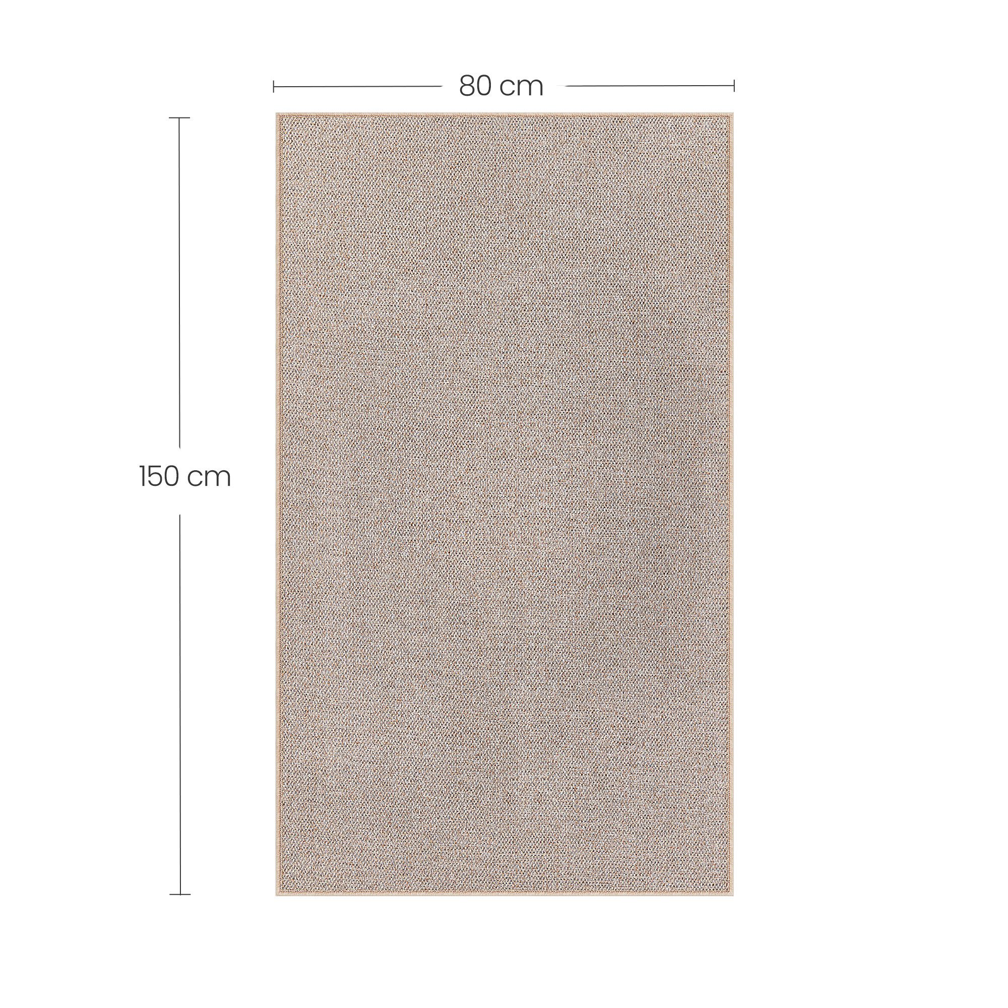 SONGMICS HOME Sisalteppich Wohnzimmerteppich, Höhe: 5 mm, rutschfester Tepp günstig online kaufen