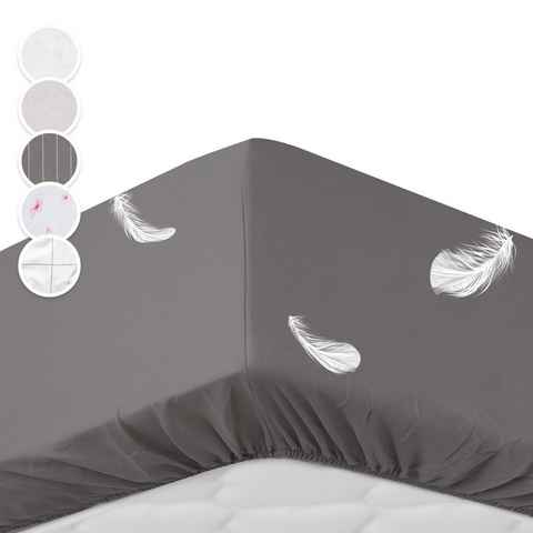 Bettlaken Soft Wonder-Edition, sleepwise, Mikrofaser, Gummizug: rundum, (1 Stück), Bettlaken mit Gummizug