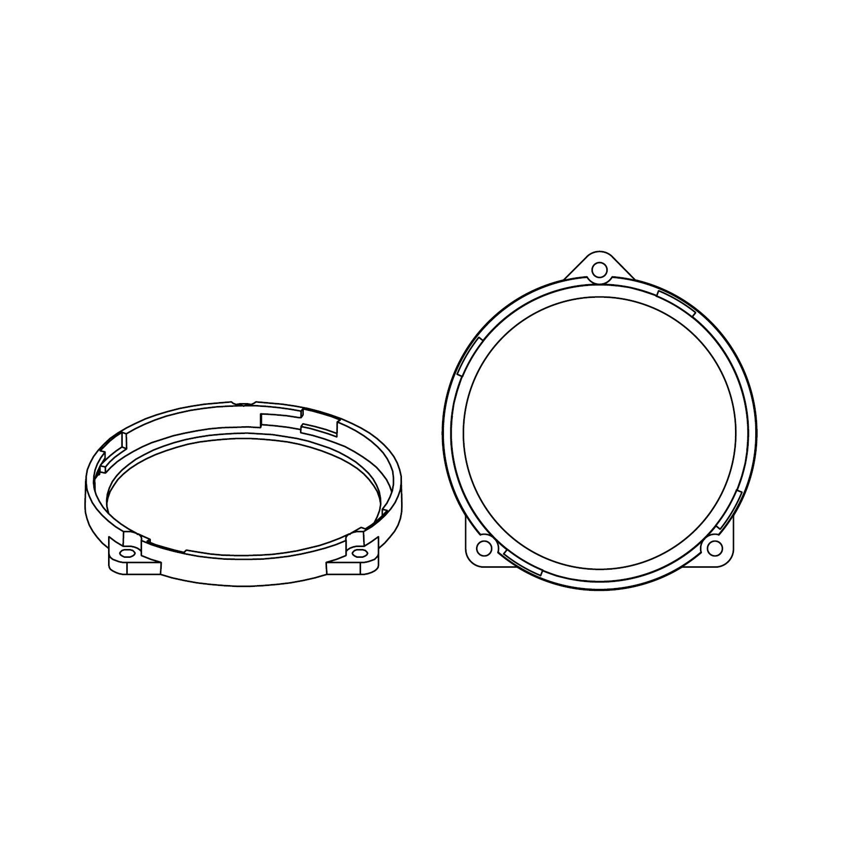 Helix Helix CFMK100 JLR.1 Lautsprecherringe Auto-Lautsprecher