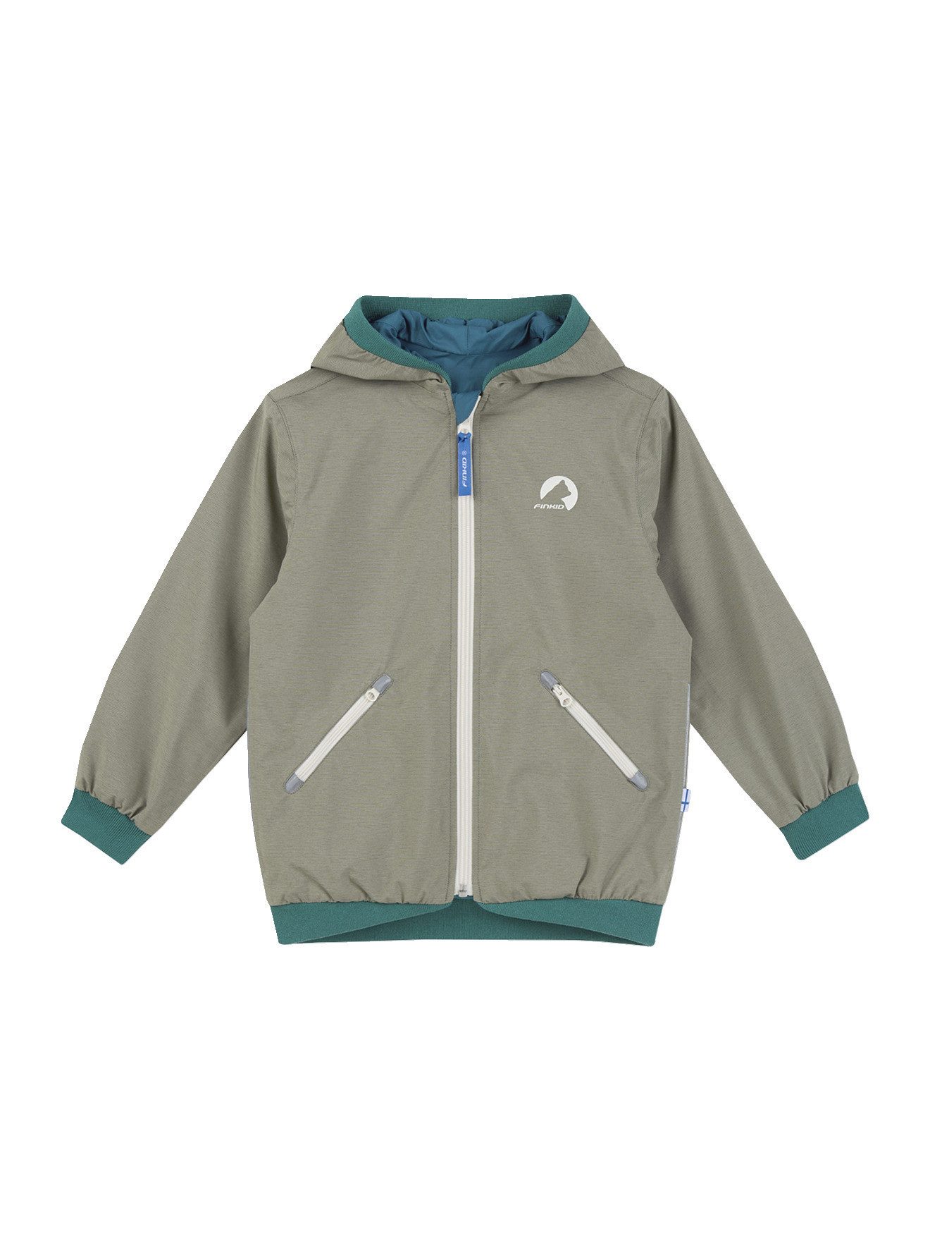 Finkid Regenjacke Wendbare Kinder Regenjacke MUUTUVA