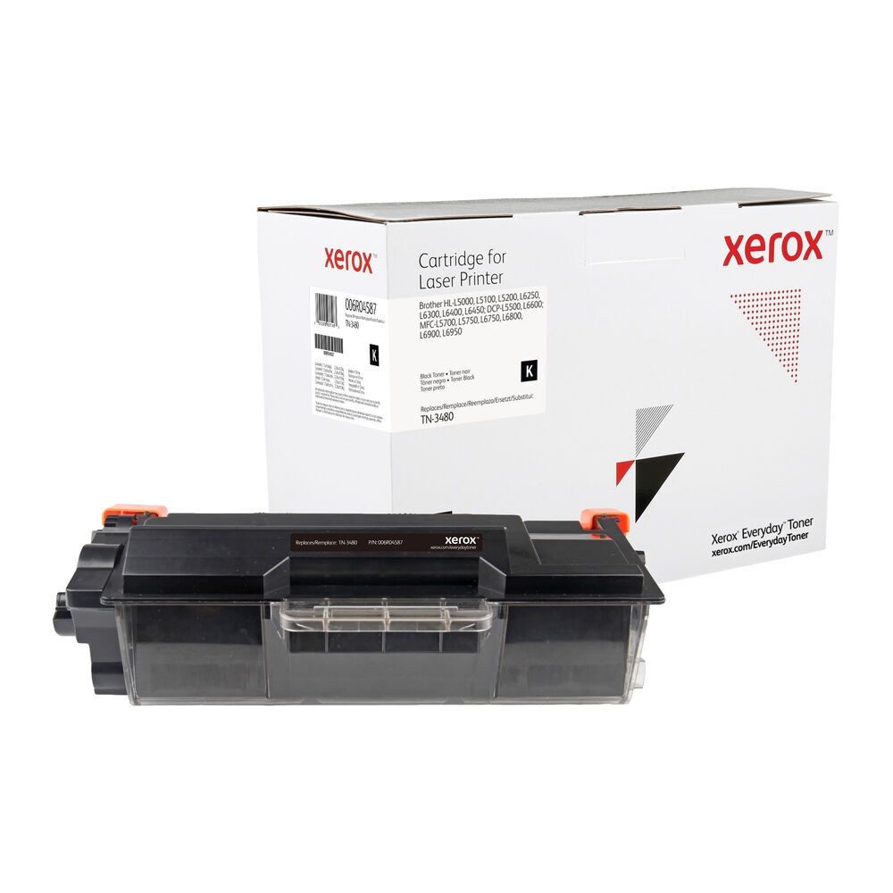 Xerox Tonerpatrone Xerox TN-3480 Schwarz Alternativtoner für 8000 Seiten., (Alternativtoner, Kompatibel mit TN-3480), Hohe Seitenleistung von 8000
