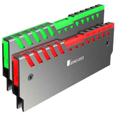 Jonsbo Computer-Kühler »NC-2 2x RGB-RAM Kühler«, silber, zwei Module für zwei RAM-Riegel, RGB Beleuchtung