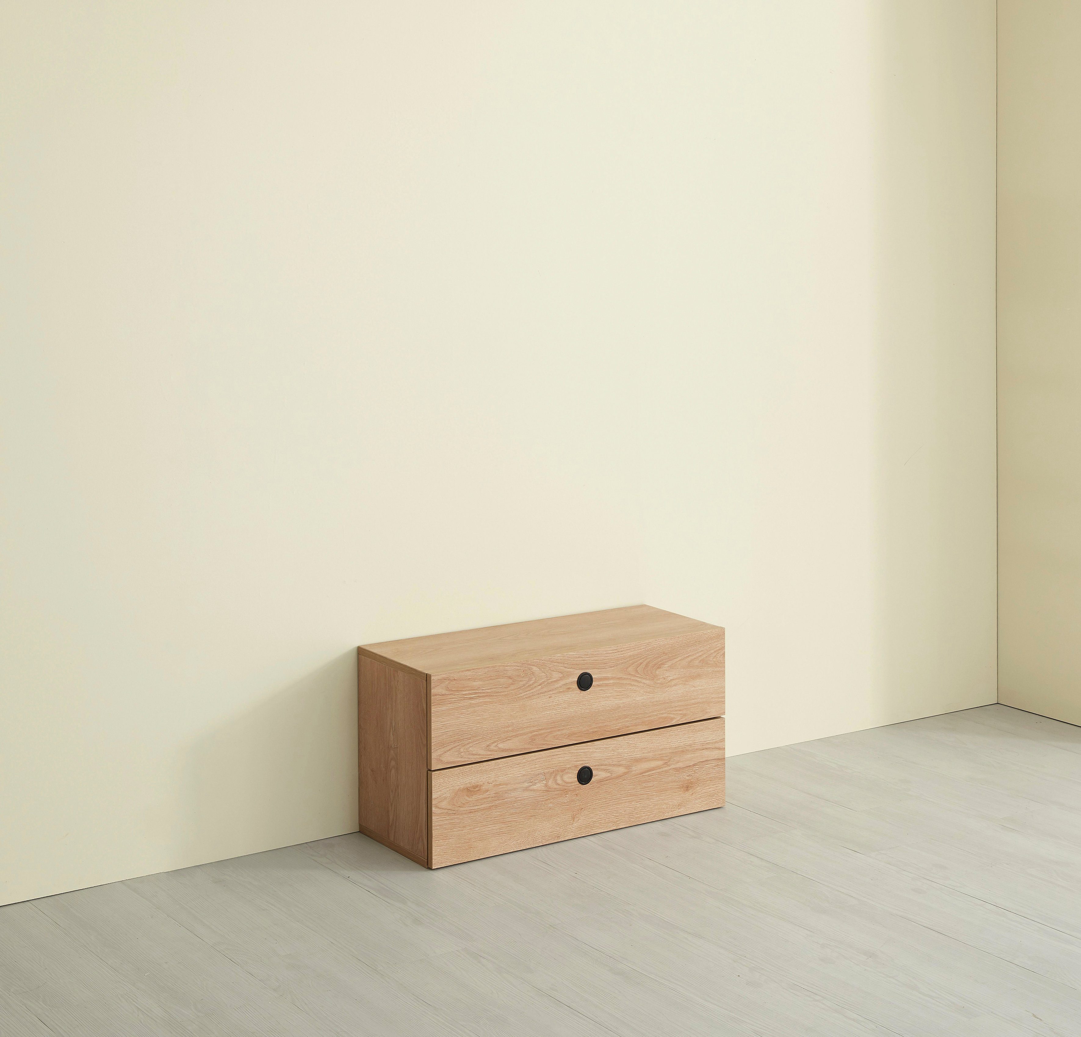 Home affaire Schubkasten (Set, 2 St), Griffe und Laufschienen aus Metall