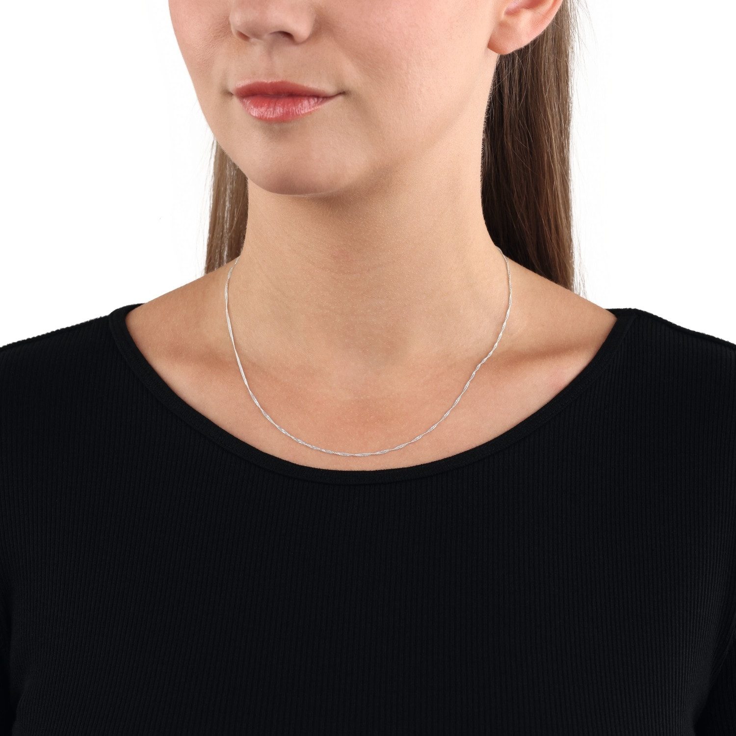 Amor Silberkette Amor Collier für Damen, 925 Sterling Silber (Collier, 1-tlg., Collier)