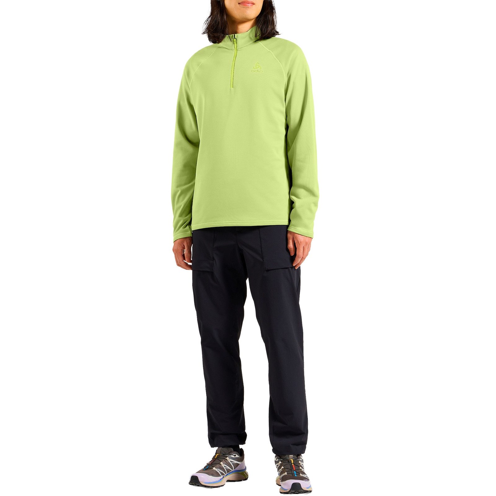 Odlo Trainingspullover Midlayer Halfzip Besso mit weicher aufgebürsteter Innenseite