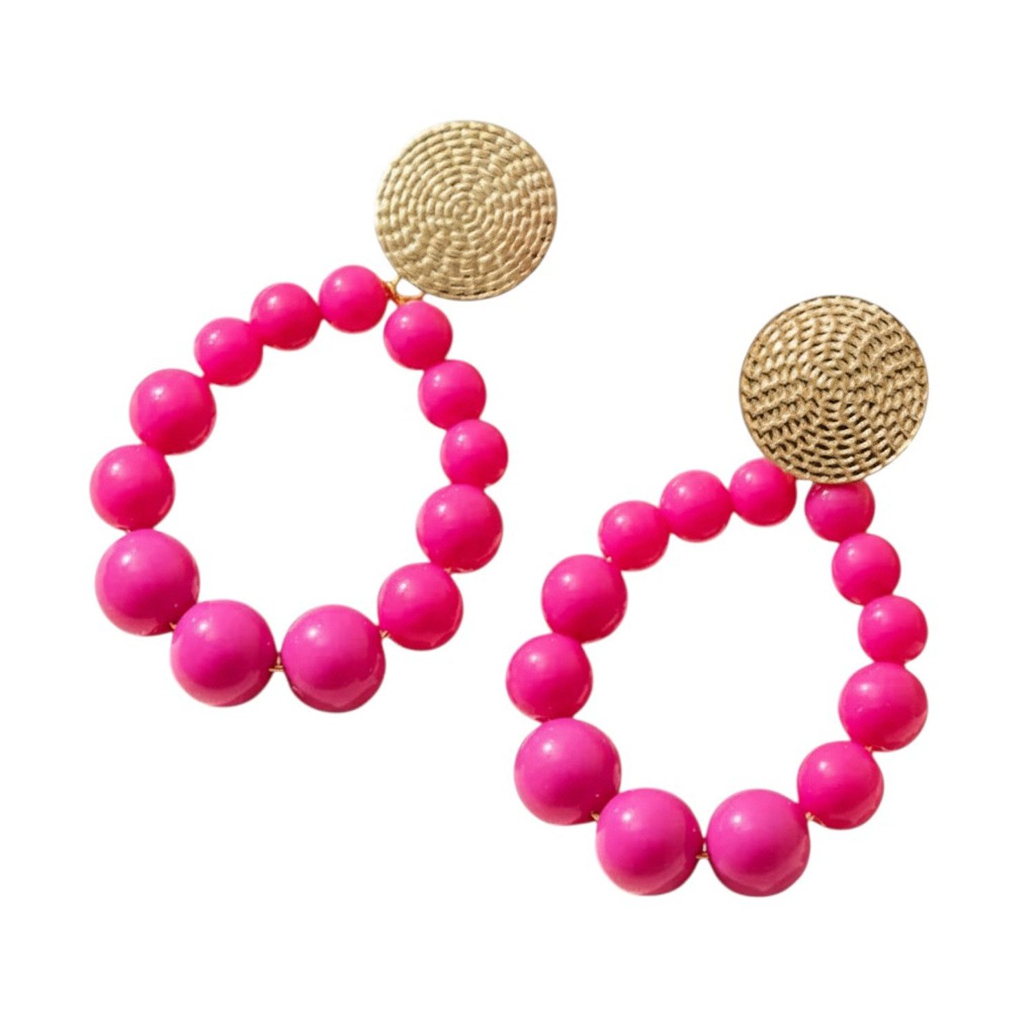 KARMA Perlenohrringe XL Damen Ohrringe vers. Farben bunt 7 cm (Statement-Oh günstig online kaufen