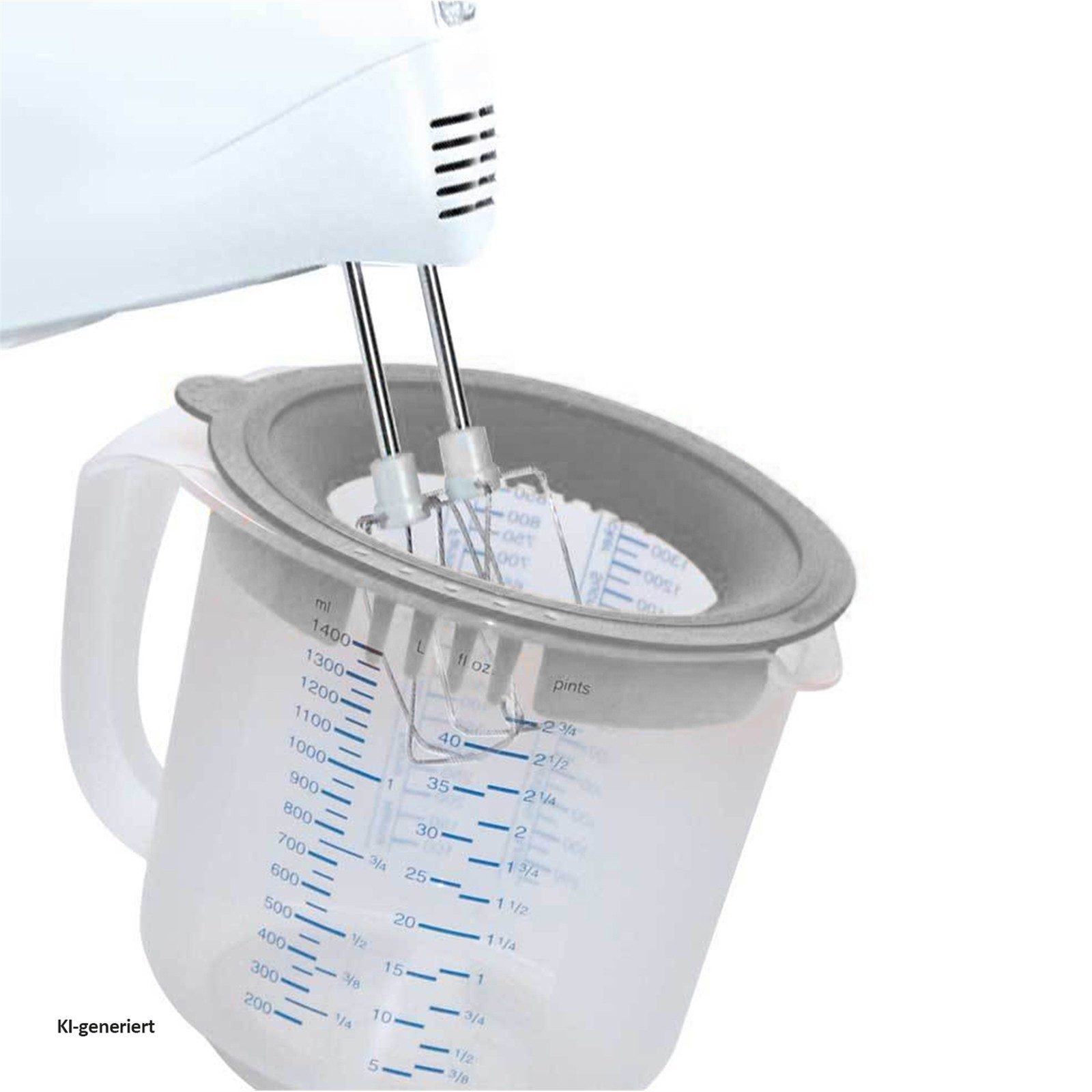 Dr. Oetker Küchenhelfer Messbecher Mess- und Rührbecher 1,4 Liter, Kunststoff, (3-St)