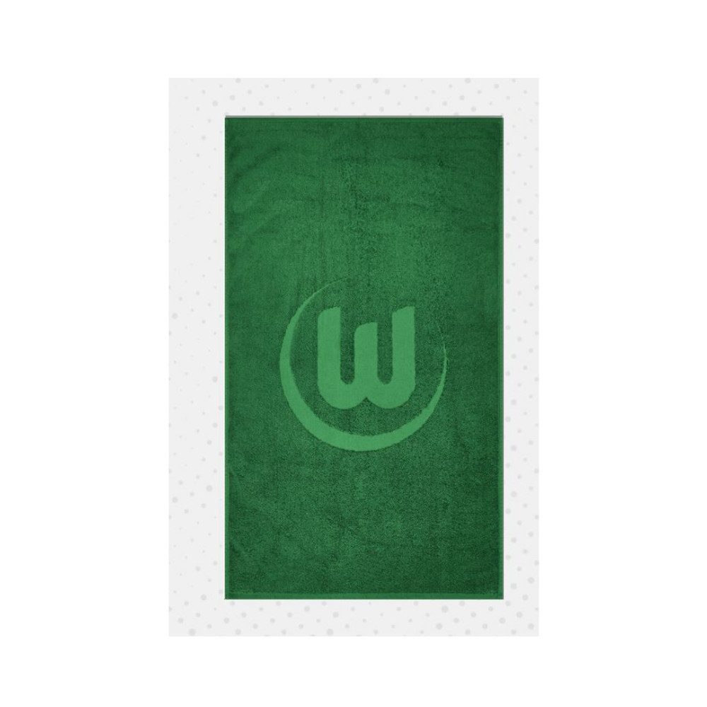 VfL Wolfsburg Handtuch VfL Wolfsburg Handtuch Logo Dunkelgrün