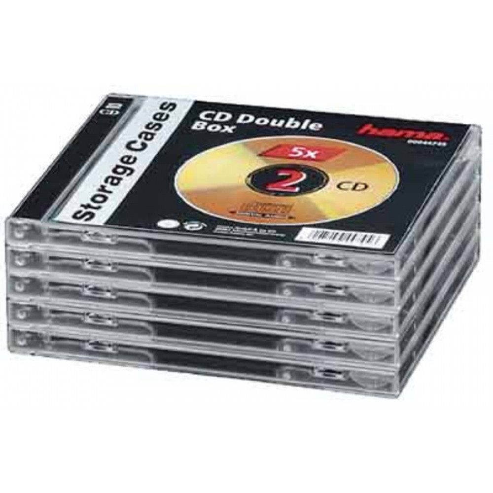 Hama CD-Rohling Hama 44745 CD-DOUBLE-BOX 5 St für CDs.
