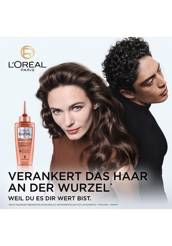 L'ORÉAL PARIS Haarserum L'Oréal Paris Elvital Fiber Booster serumas Kur reduziert Haarverlust verankert das Haar an der Wurzel.