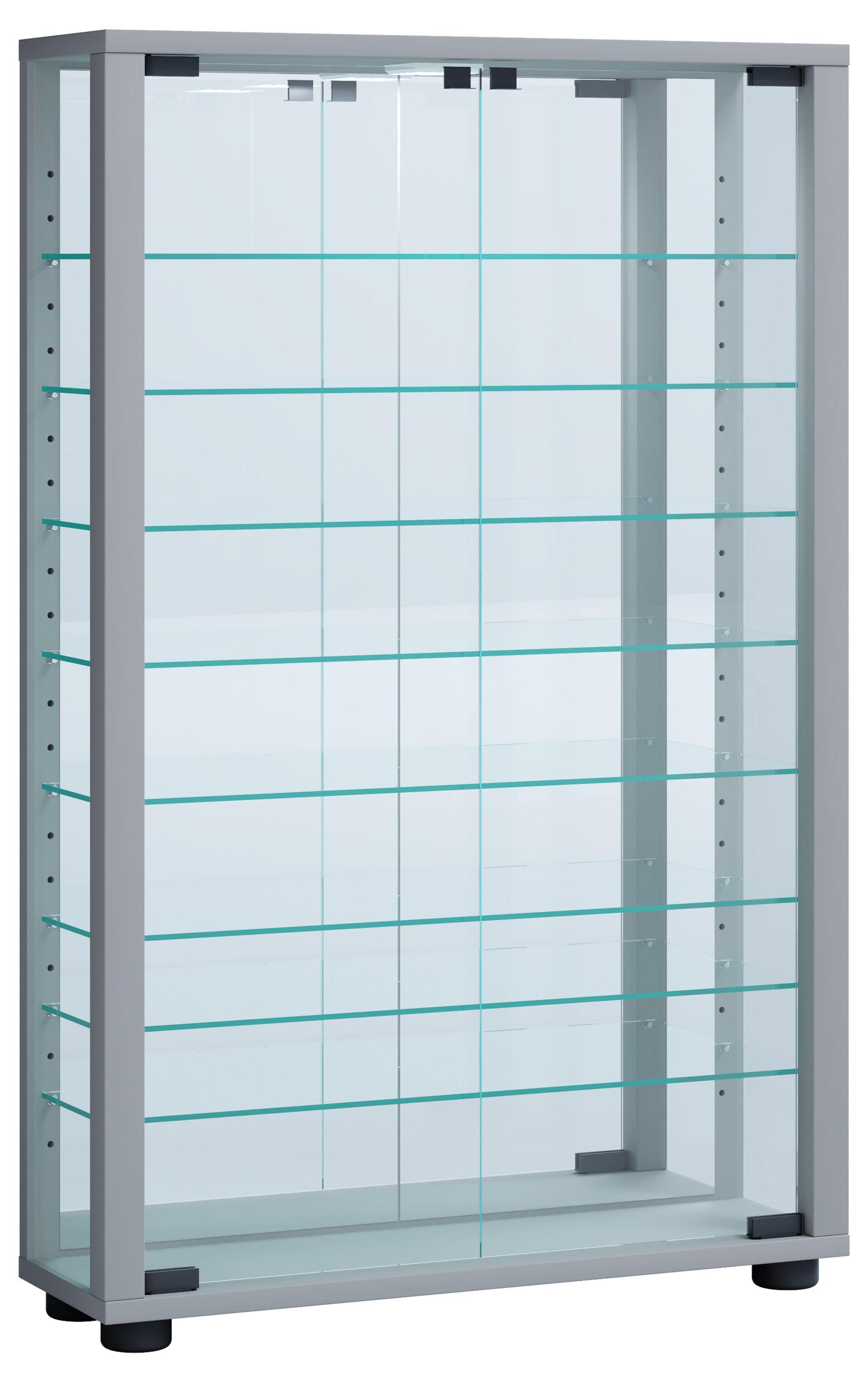 Glasvitrine Spiegel VCM Mini Silber (1-St) Vitrosa Hängevitrine Wandvitrine