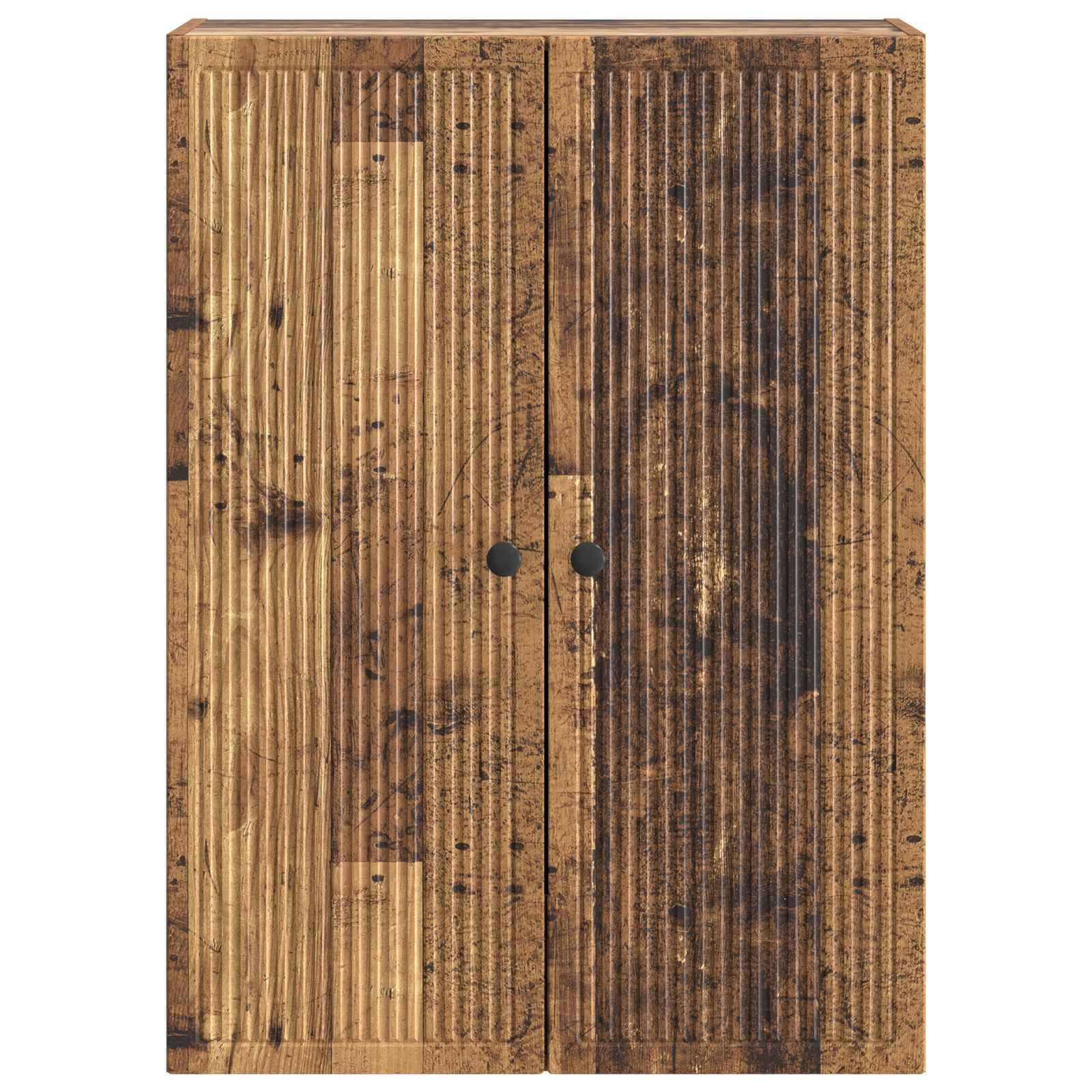 vidaXL Hängeschrank 66 x 34,5 x 90 cm Hängeschrank Wandschrank Altholz 66x34,5x90 cm Holzw