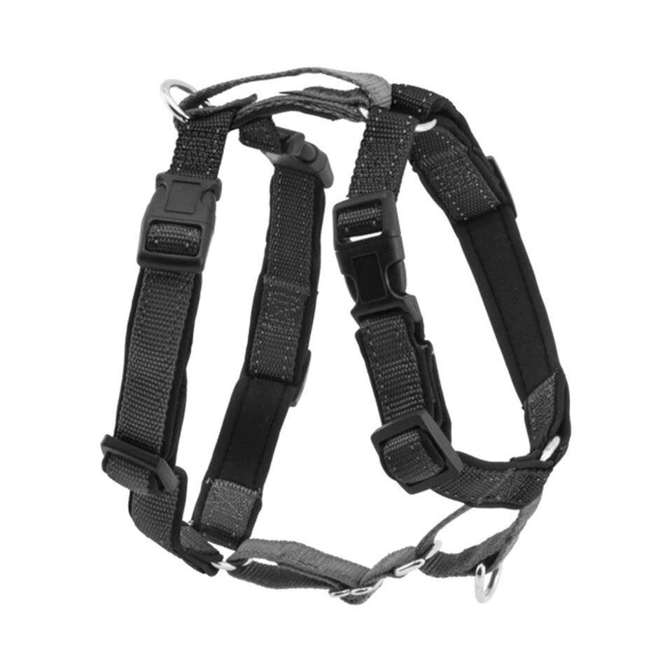 PetSafe Hunde-Geschirr 3 in 1 Geschirr & Rückhaltegurt schwarz