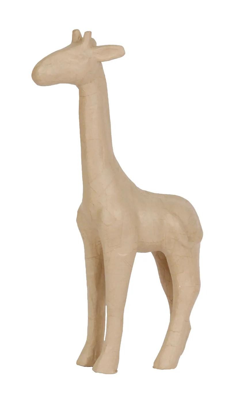 décopatch Papierdekoration Braunes Pappmaché, Giraffe 56cm günstig online kaufen