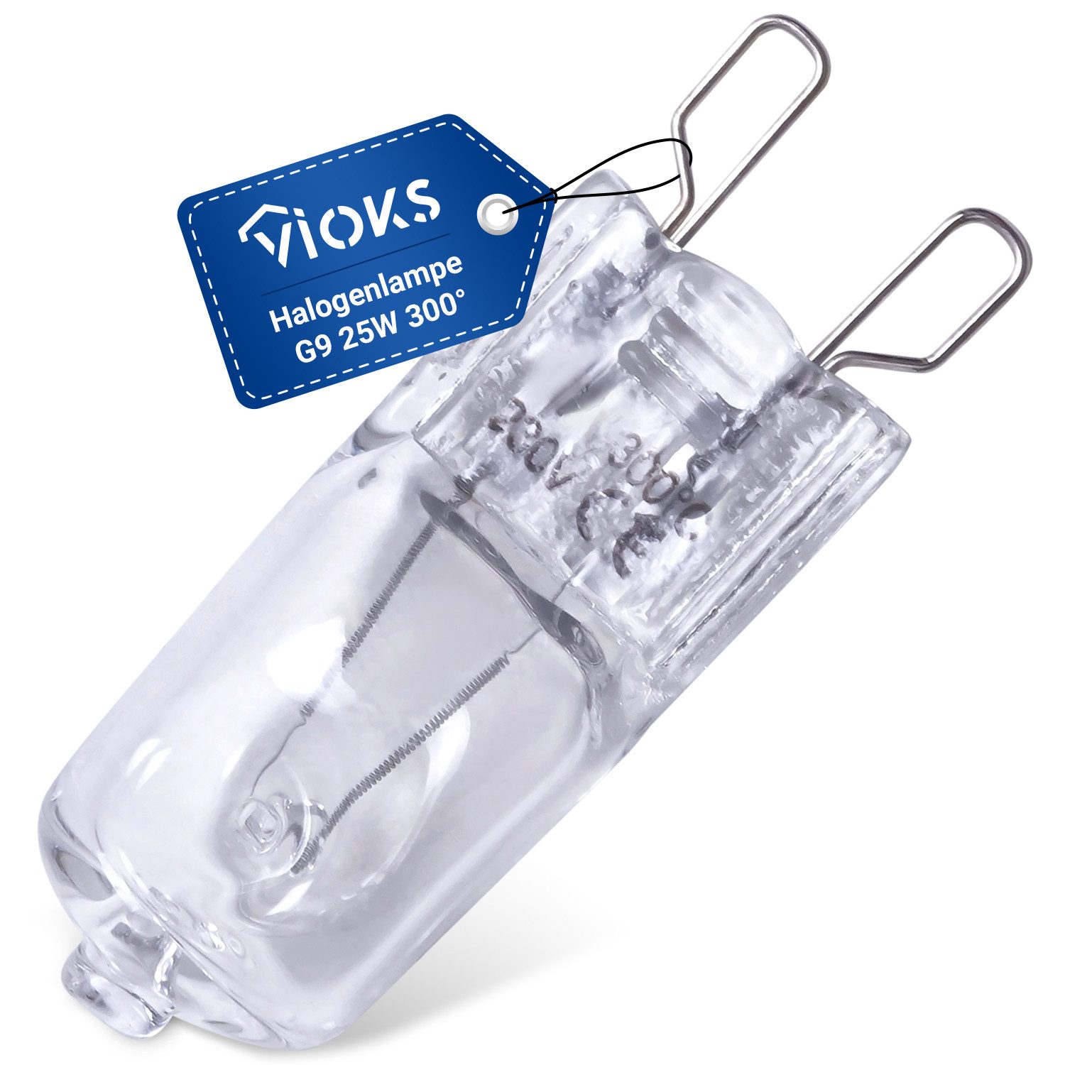 VIOKS Spezialleuchtmittel Lampe Ersatz für Siemens 00607291, G9 25W für Herd Dunstabzugshaube Mikrowelle