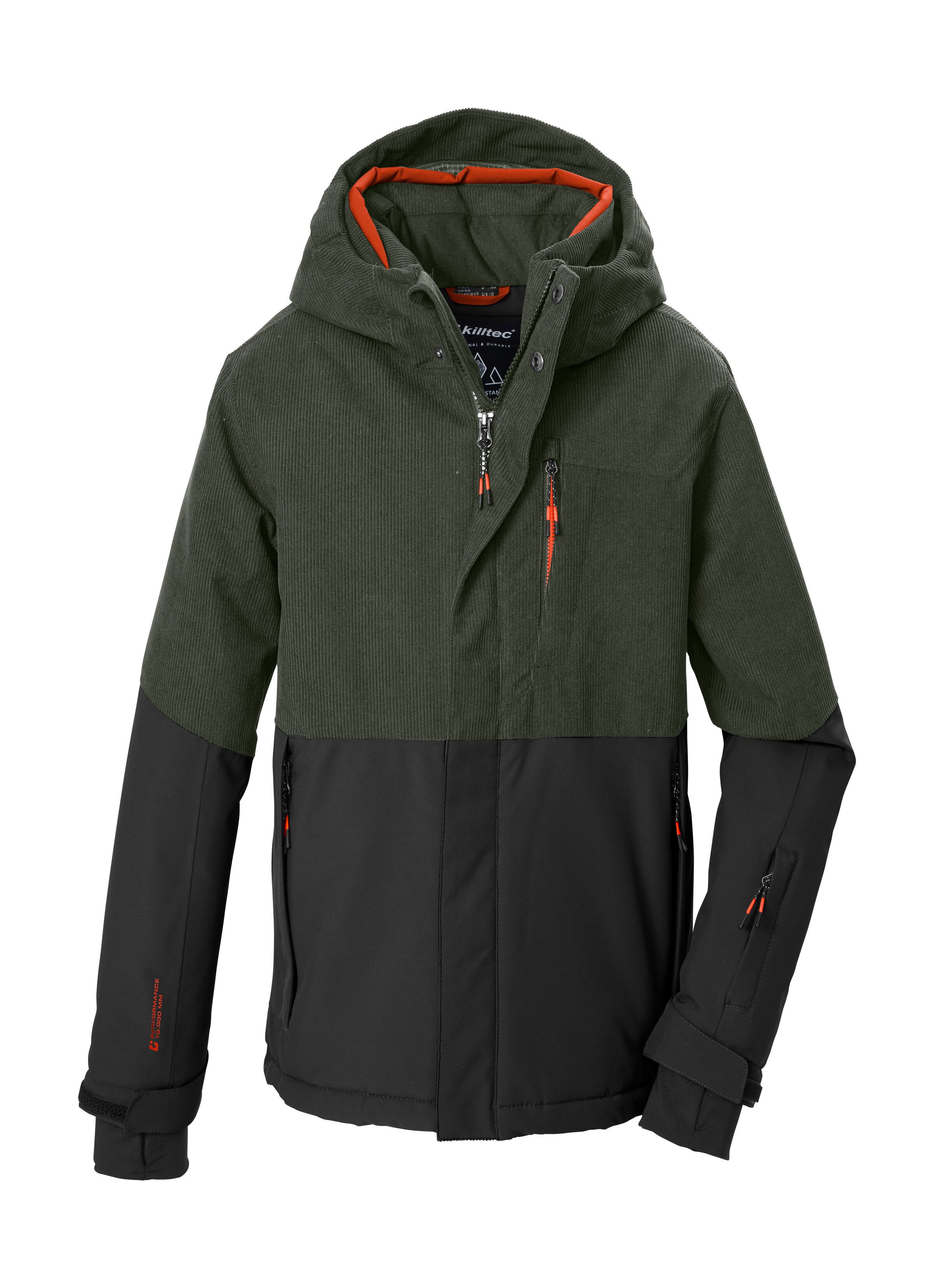 Killtec Skijacke KSW 219 BYS SKI JCKT Zweifarbig, wasserdicht, atmungsaktiv, verstellbare Kapuze
